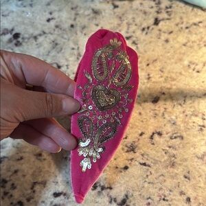 Embellished Pink Hair Accessory